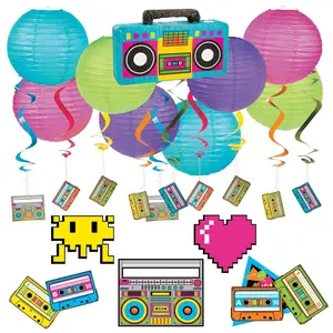 80s Party Decorating Kit - 31 Pc.