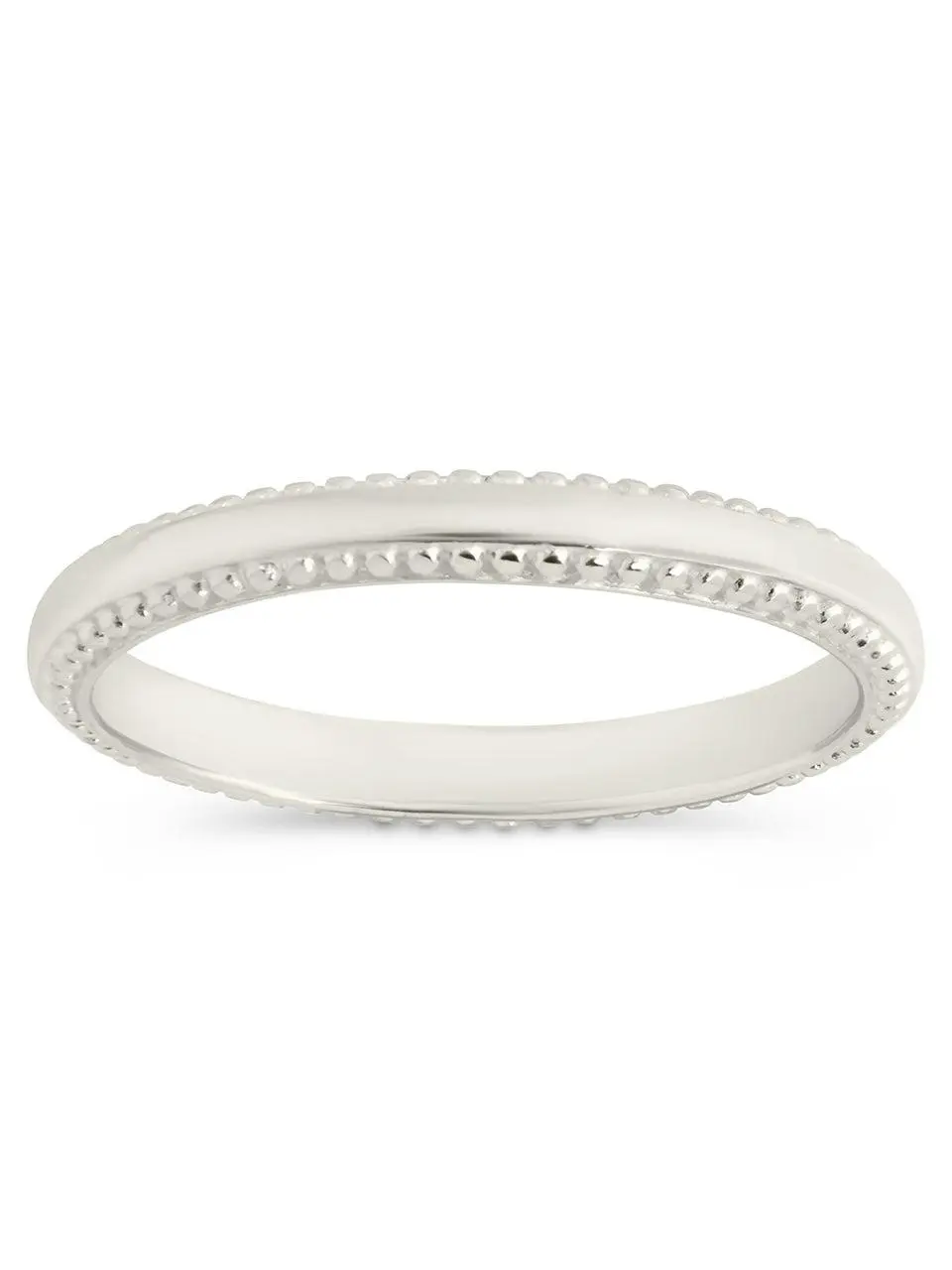Sterling Silver Kayden Thin Textured Ring