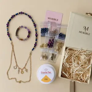 Beloved Box Jewelry Kit for Adults – DIY Beads with Charms for Jewelry Making | Handmade Gift for Friendship Bracelets & Necklaces