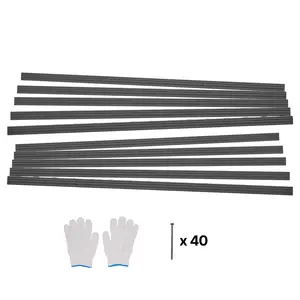 【DealsForYouDays】VEVOR Metal Landscape Edging 10Packs 60in Rust-Resistant Bendable for Yard Garden