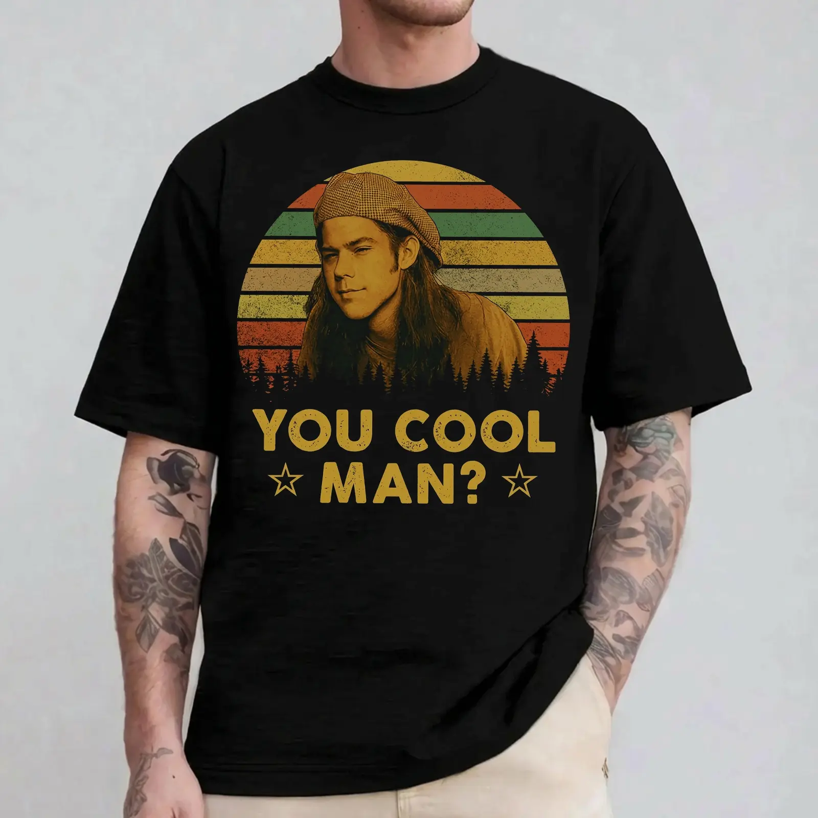 You Cool Man Shirt Dazed and Confused Vintage Retro 90s Movie Graphic Tee Mitch Kramer Quote Funny Film Unisex T-Shirt