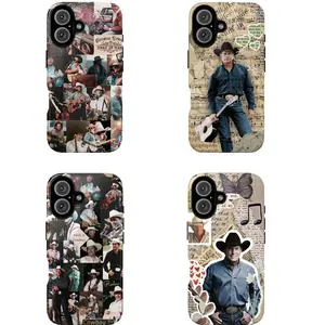 George Strait Country Music Custom Smartphone Case, Vintage Western-Style Shockproof Polycarbonate Rubber Accessory, Impact-Protective Fan Gift for iPhone 11-17 Pro Max Plus Devices, Accessories