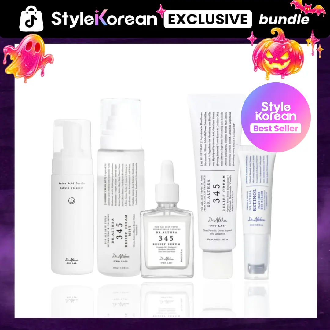 [Dr.Althea] Complete Barrier Recovery Routine Set | Sensitive Skin Hydration & Barrier Care. 345 Serum, Cream Mist, Barrier Cream, Amino Bubble Cleanser,  Eye Serum, Halloween, Holiday Gift, Black Friday, Deals