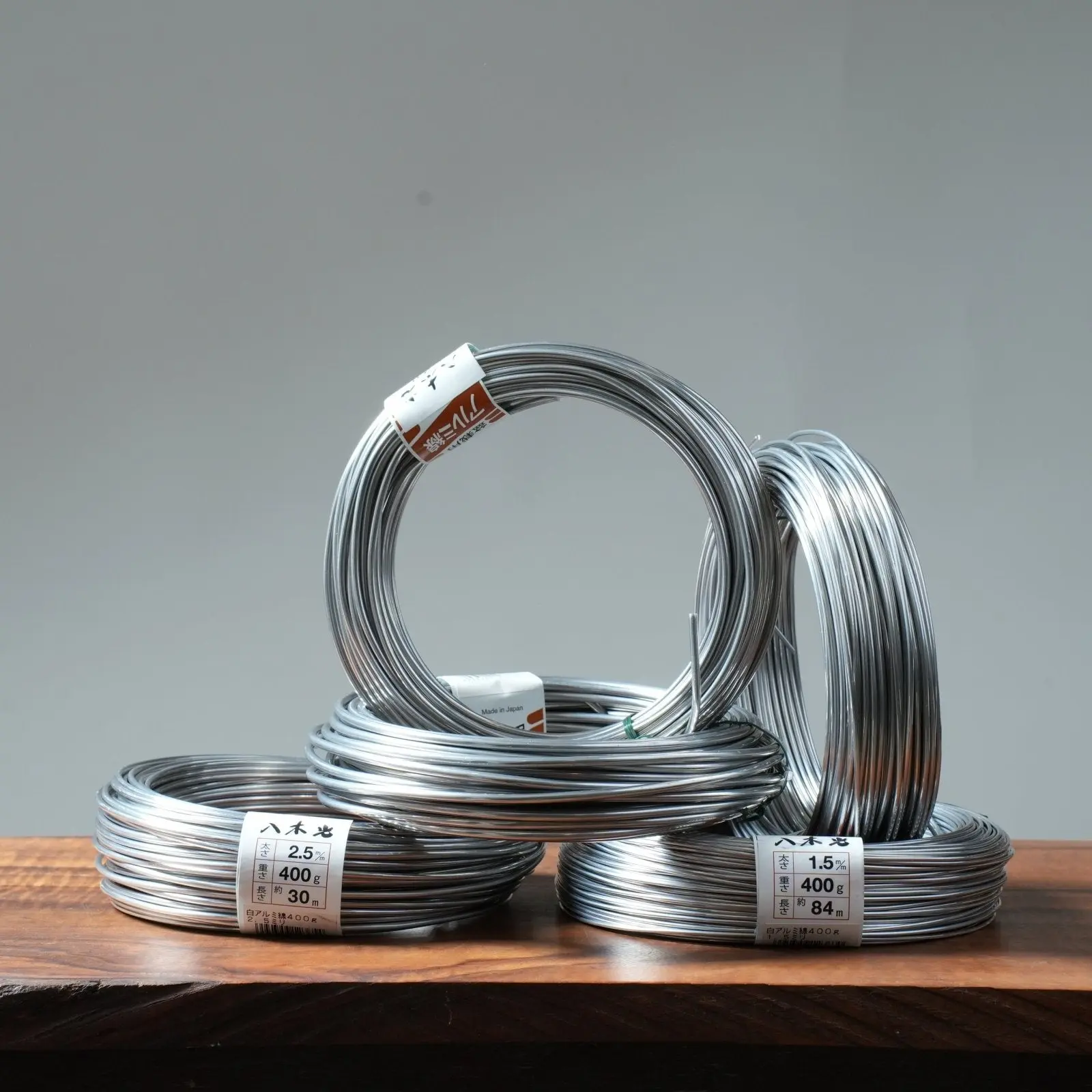 Aluminum Bonsai Grower's Wire - 400g Rolls