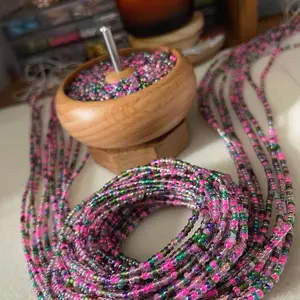 Opulent Grace Handcrafted Waist Bead - Tie On Strand