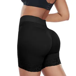 NADAINGAA Womenswear 4 Bones Slimming Pant Faja Shapewear BodyShaper Shorts For Women Tummy Control Underwear waist trainer Butt Lifter Shorts Girdles Thigh Slimmer 018 Black Panty Basic Minimalist