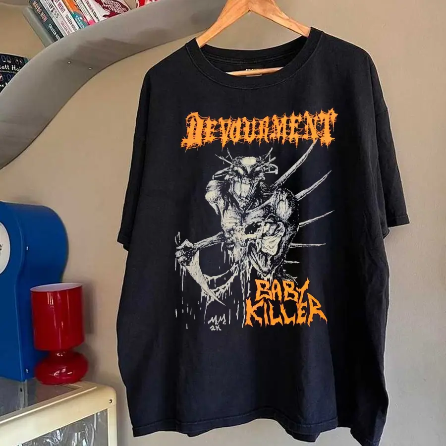 Devourment Shirt Death Metal T-Shirt Front Print Streetwear Shirt S–5XL