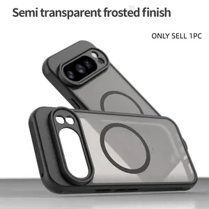 Google Pixel 9/9 Pro Magnetic Matte Case, Anti-Fingerprint Shell, Perfect Fit for Pixel 9a, 10, 10 Pro, 10 Xl