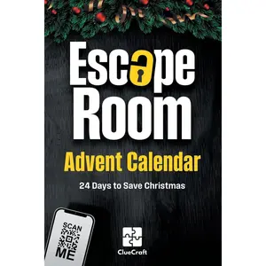 The Escape Room Advent Calendar: A Christmas Crime to Solve - 24 Days to Save Christmas - An Advent Riddle Book for Adults Paperback – September 14, 2024