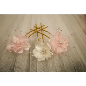 Luxury Single Rose Ballet Bun Pin by Milania