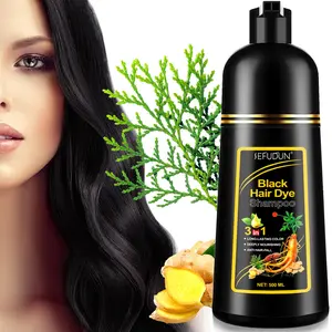 Sefudun 3-In-1 Hair Dye Shampoo 500ML, Hair Darkening Shampoo, / Options, Triple Effect Shampoo, Home Salon Care, Suitable for Men & Women