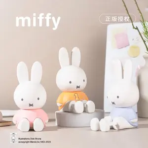 Miffy Original Phone Stand Stretching Bracket Series Kawaii Desktop Decoration Anime Peripheral Figure Doll Toy Gift
