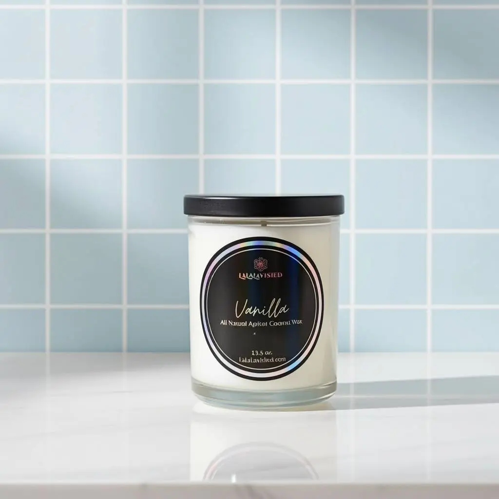 LaLaLavished - Lavishing Vanilla French Vanilla Candle - Warm Comforting Scent for Home Decoration & Aroma