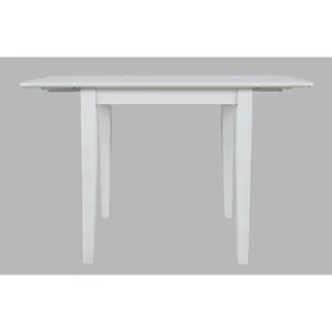 Coastal Wire-Brushed Acacia Drop-Leaf Coastal Wire-Brushed Acacia Dining Table