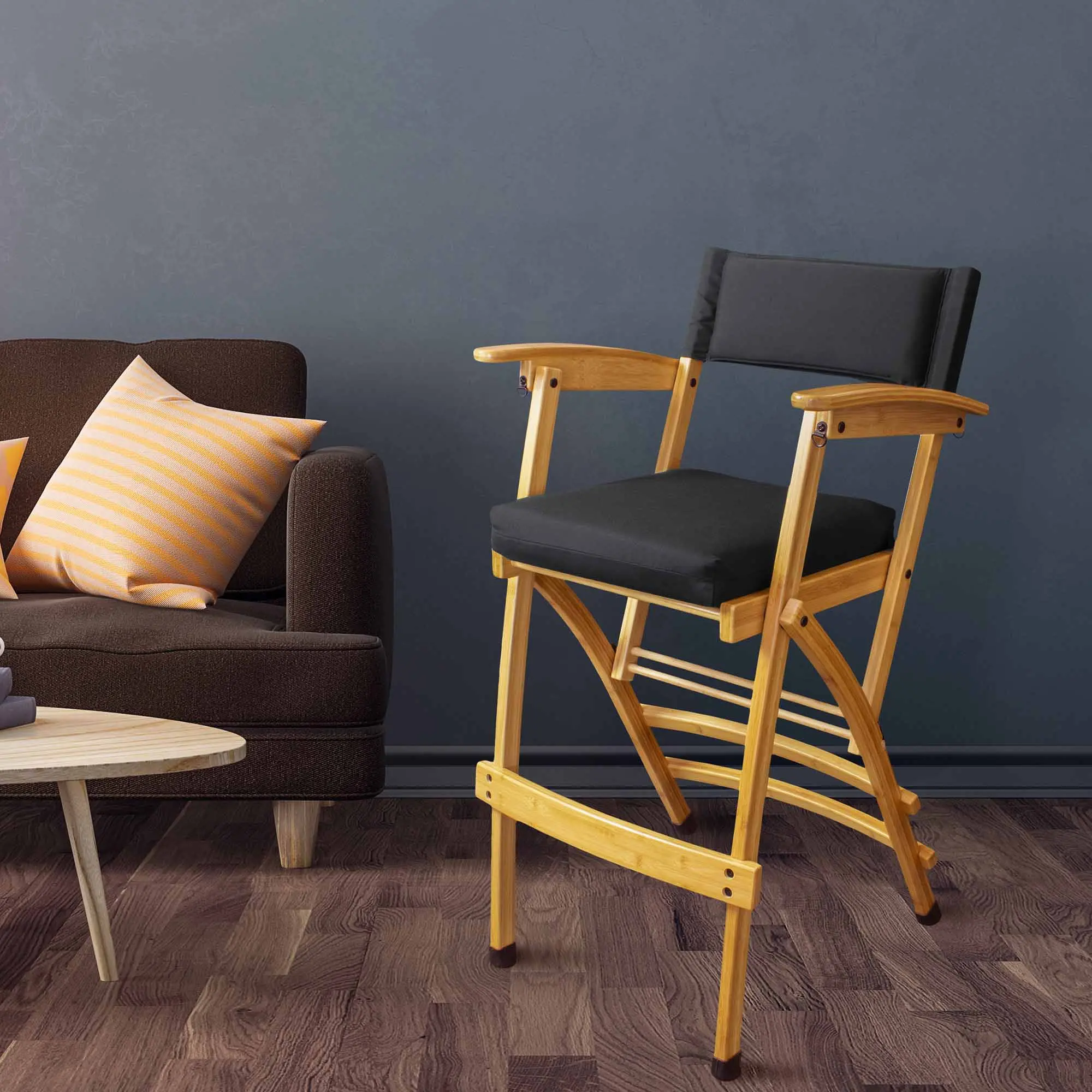 32" Deluxe Bamboo Director's Chair
