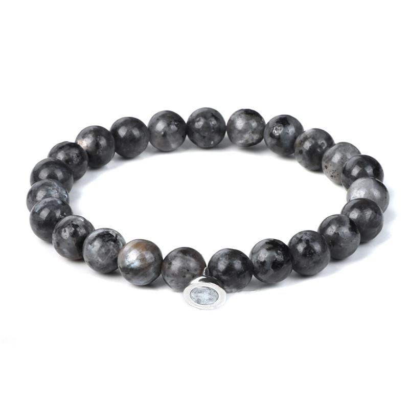 Lava Volcanic Stone Couple Magnetic-Clasp Bracelet Vintage And Versatile Style