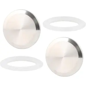 2" Tri Clamp End Cap Stainless Steel Sanitary Plug for 64mm OD Tri Clamp Clover Pack of 2