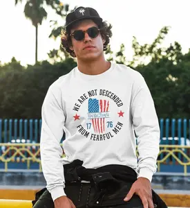 We the People 1776 American Flag Long Sleeve Tee