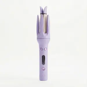 New Upgrade Automatic Curling Iron with 4 Temperatures Frizz-Free Smooth Shiny Hair, Anti-Scald-Tangle for Long Hair Auto Shut-Off Comfortable Hair Care Easy Operation Hair Styling Tool for Women & Home Use Bidirectional Rotation Mother's Day Gift