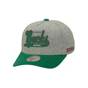 Mitchell & Ness HWC '68 Tail Sweeps Milwaukee Bucks Snapback Hat