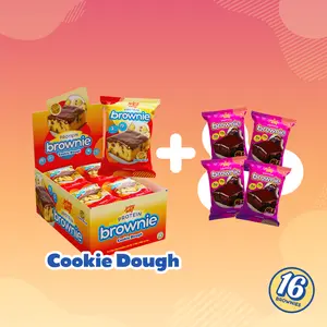 Cookie Dough Bites Prime Bites Protein Brownies - 12 Pack + 4 Free Cookie Dough Bites Prime Bites Protein Brownies - 12 Pack + 4 Free