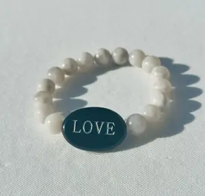 NIGHT LIGHT (Obsidian w/ White Agate)