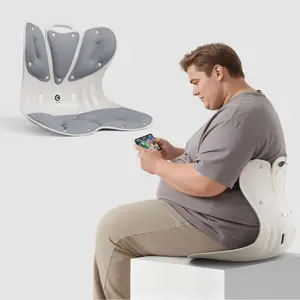 Ergonomic Lumbar Support Cushion - 1 Cushion Backrest for Bedding, Non-Slip Design, Comfortable Fabrics, Memory Foam Core, Patented Design, Detachable & Washable Cover, Perfect Gift for Sedentary Gaming, Driving, Moms & 170+ lbs Users