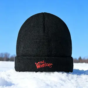 The Warriors Embroidered Knit Beanie Hat Winter Cold Weather Outdoor Sports Casual Warm Hat Perfect Gift for Men Women Teens Christmas Holiday Birthday Winter Season Warmth Accessory