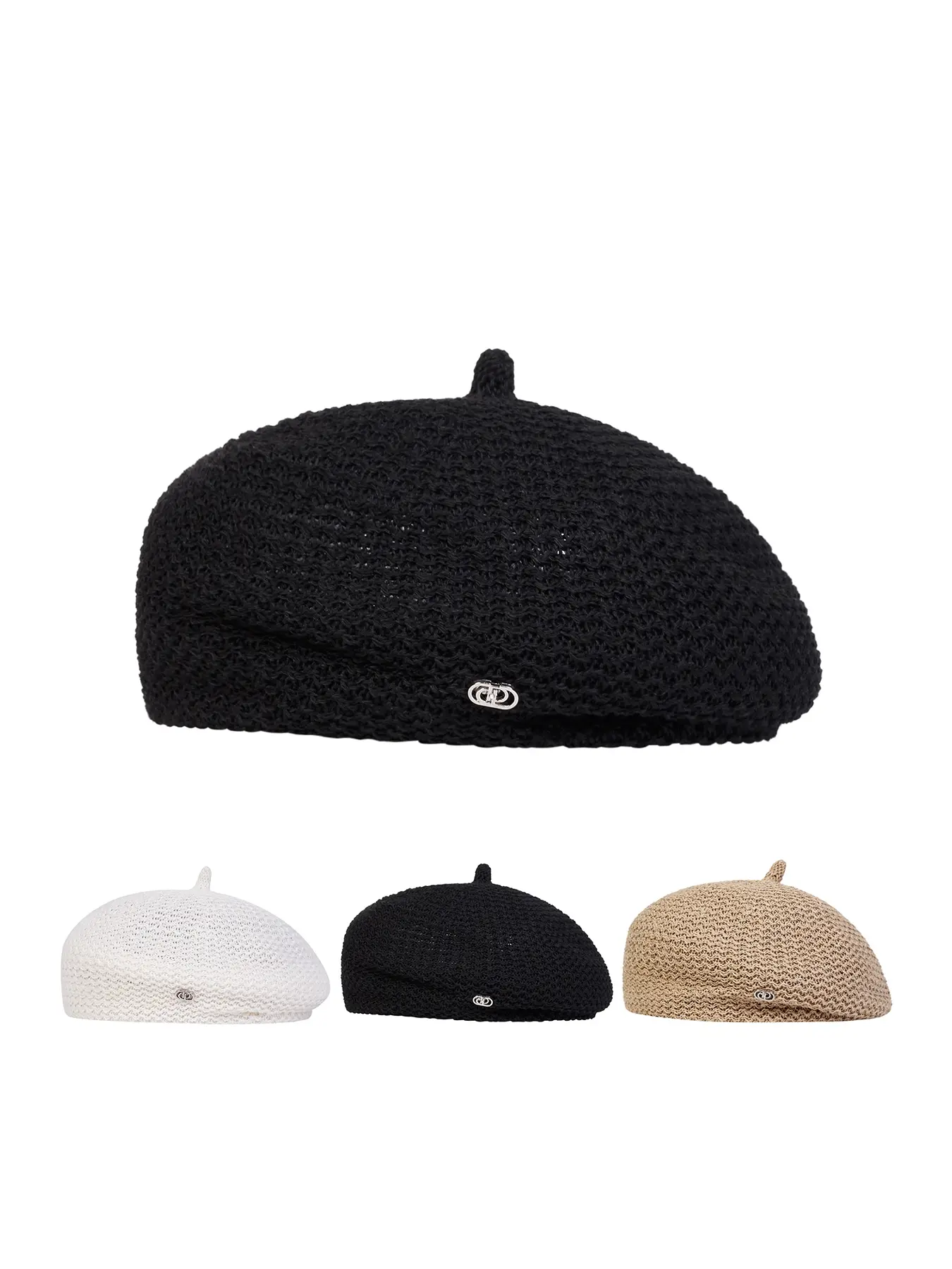 Unisex Mesh Beanie Knit Hat, Outdoor Sun Protection Casual Cap, Knitted Cap, Suitable for Spring & Autumn Travel Beach Vacation, Fitted Style, Beanie Hats