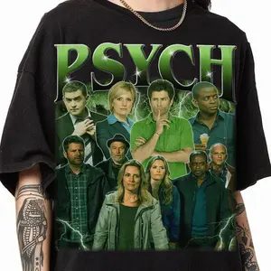 Psych Homage Shirt, Psych Shirt, Psych Television Series Shirt, Retro Film Shirt, Vintage Shirt, Retro Shirt, Classic Shirt, Gifts for him