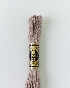 DMC Embroidery Stranded Thread - Six-Strand Embroidery Floss - 452 - Pigeon Gray