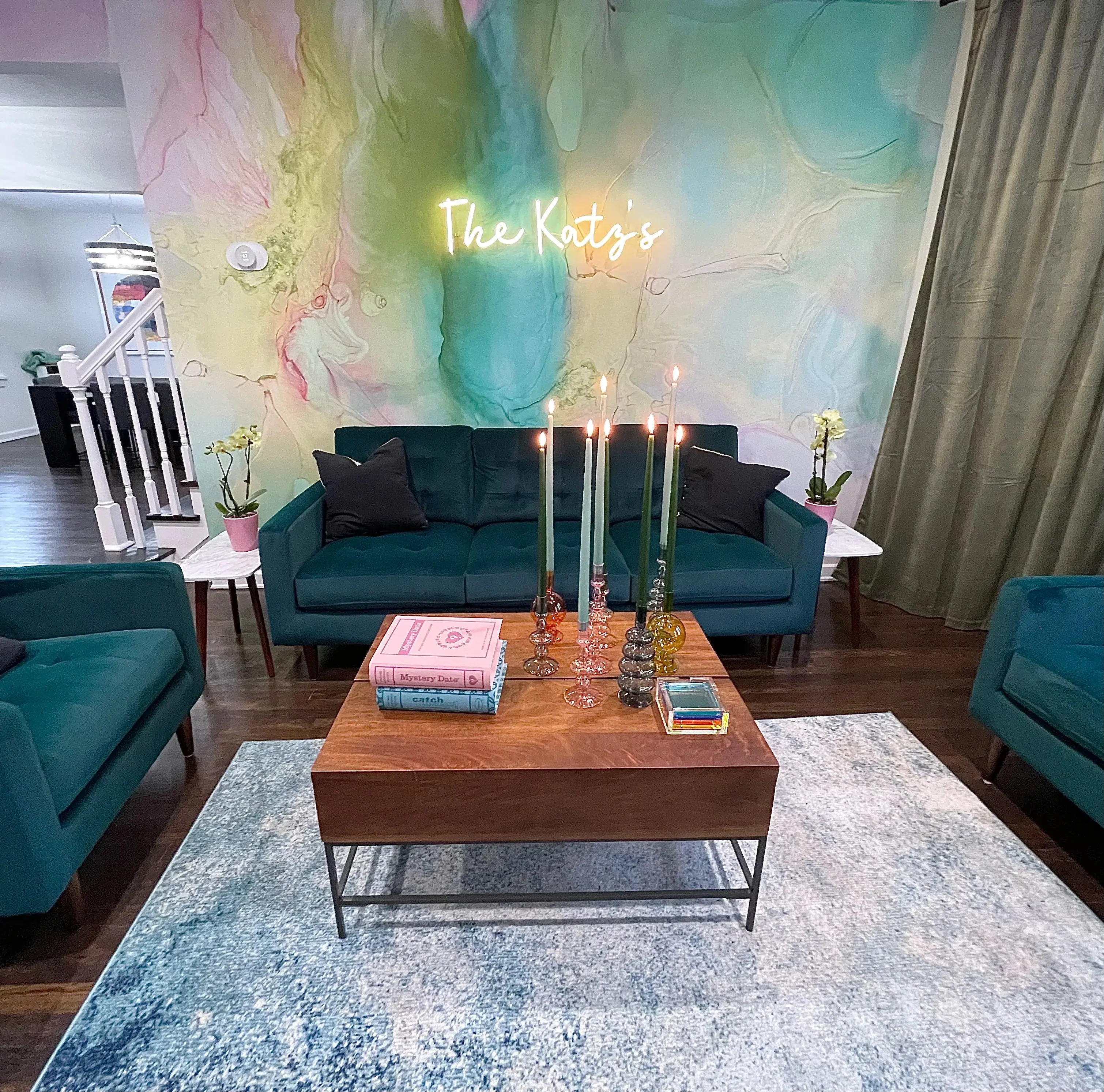 Custom "Hazy" Wallpaper Wall Mural 10’ tall x 8’ wide
