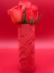 Heart flower vase, Valentines Day vase, love vase, flower vase, Great Gift Idea