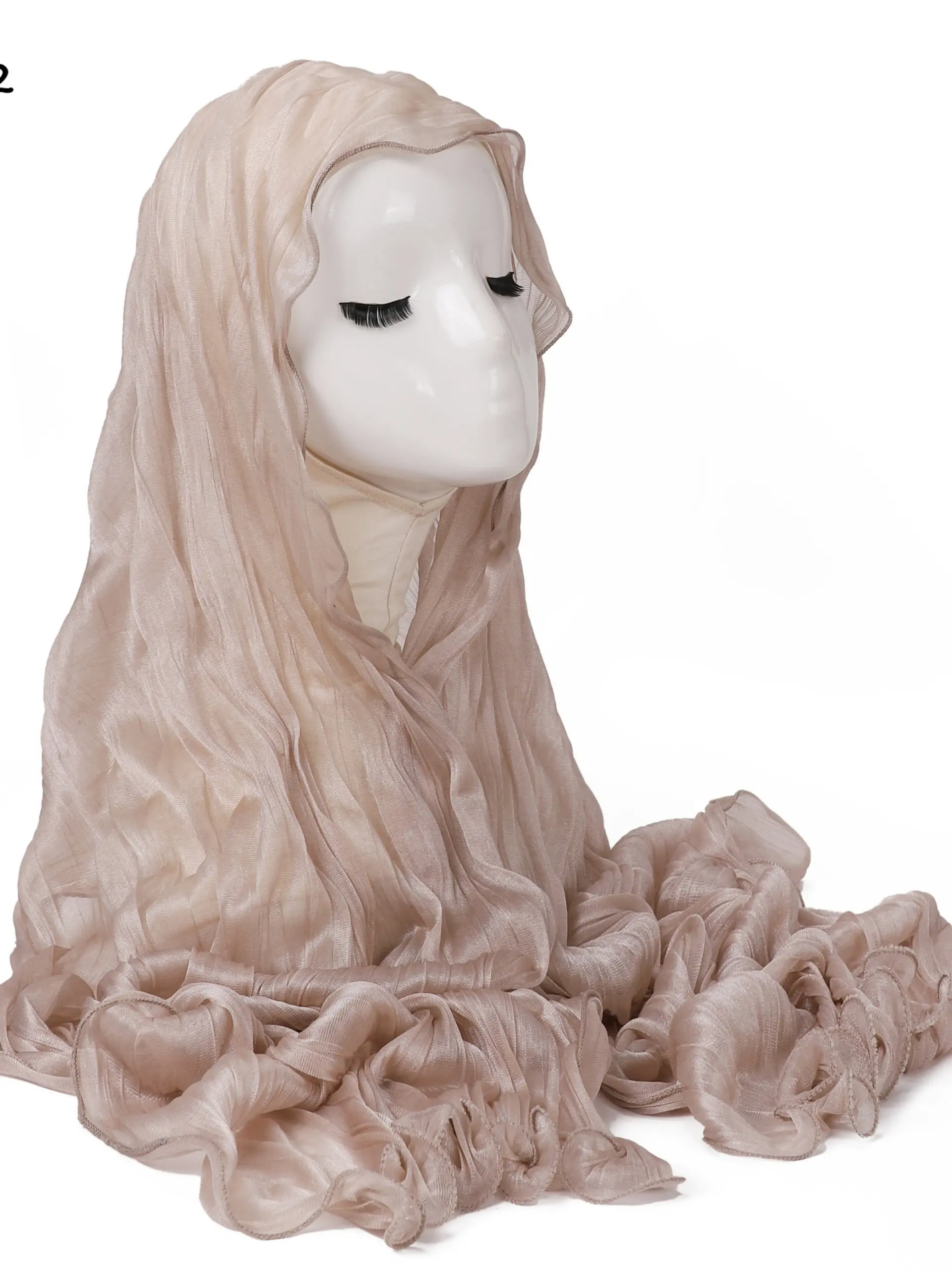 Boho Style Bandana Hijab, Turban Hijab, Soft Breathable Wrap Scarf, Tignon Scarf, Versatile Boho Headscarf, No Maintenance Daily Wear Accessory, 1 Piece