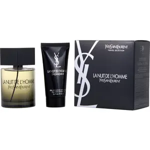 La Nuit De L'homme Yves Saint Laurent Set-Edt Spray 3.3 Oz & All Over Shower Gel 1.6 Oz For Men La Nuit De L'homme Yves Saint Laurent Set-Edt Spray 3.3 Oz & All Over Shower Gel 1.6 Oz For Men