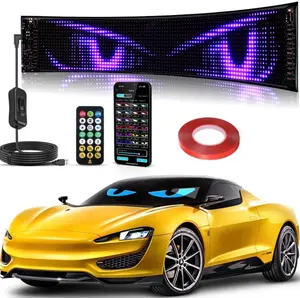 DAYBETTER Programmable Flexible LED Display - App-Controlled Color, Custom Text Pattern Animation Flexible Display for Store, Bar, Taxi, Party Advertising