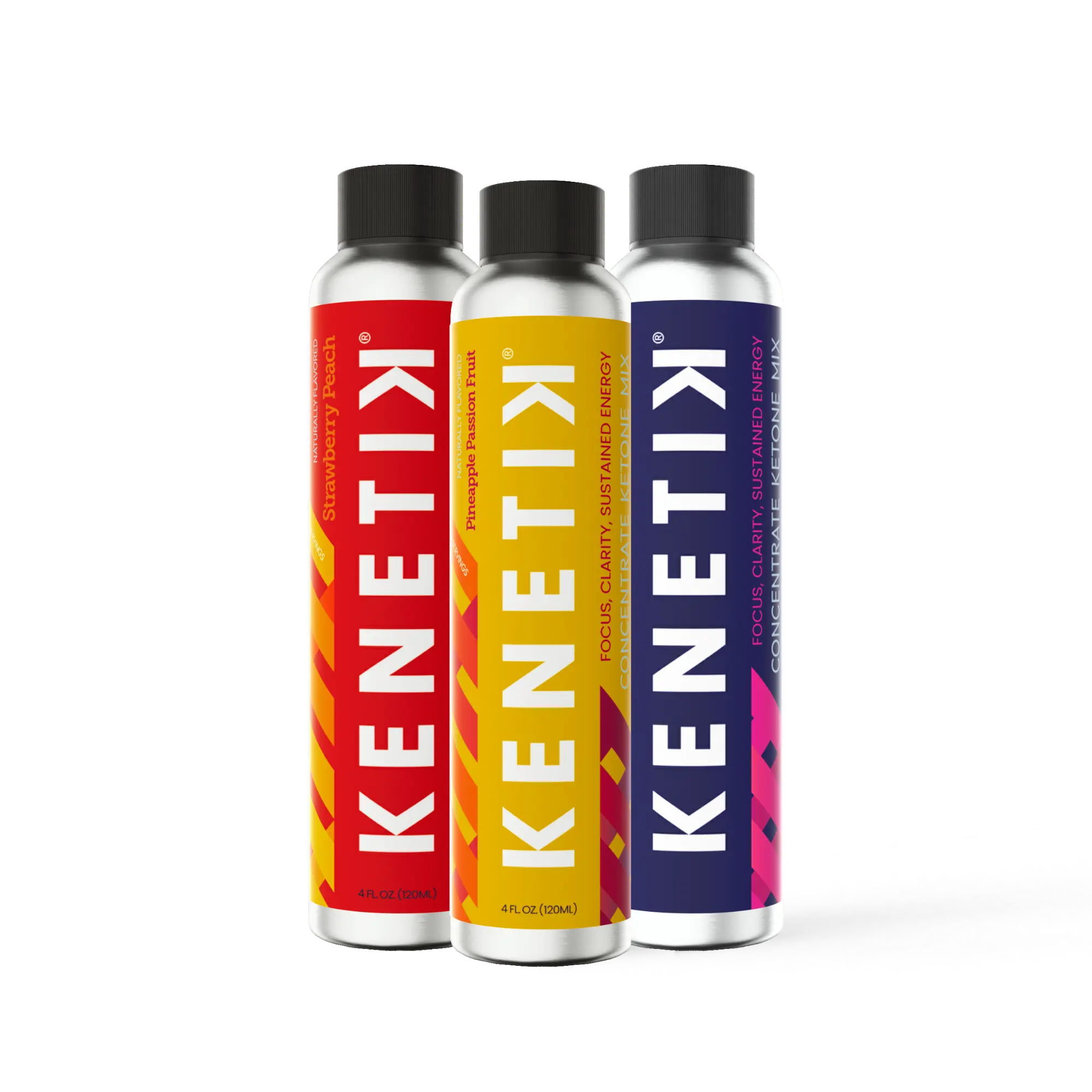 Kenetik Ketone Concentrate - Caffeine-Free & Sugar-Free Energy Drink, 12g Brain-Boosting Ketones, Natural Ingredients, Keto Fruit Sport Beverage