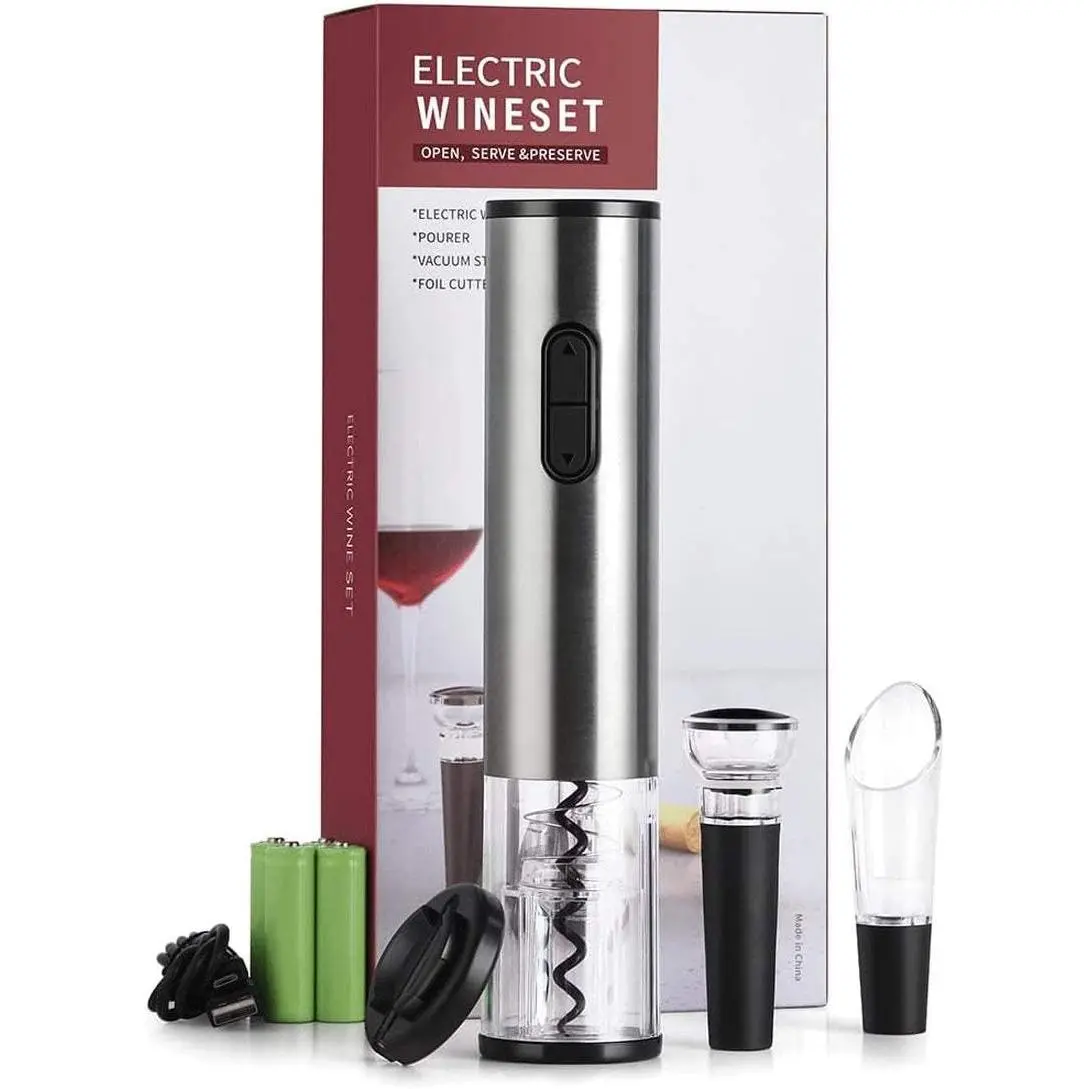 Electric Wine Bottle Openers Set