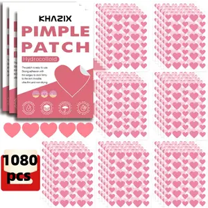 1080pcs Hydrocolloid Acne Patches, No Residue Sensitive Facial Care Products for Acne Blemishes & Pimples, Effective Skin Treatment
