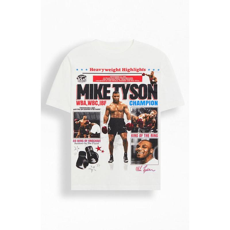 PacSun Men's Mike Tyson Heavyweight Highlights T-Shirt - Multicolor