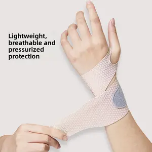 Sports wrist guard anti-sprain summer thin women's wrist tendon sheath sheath badminton fitness equipment supplies wrist guard beltsport injury prevention brace