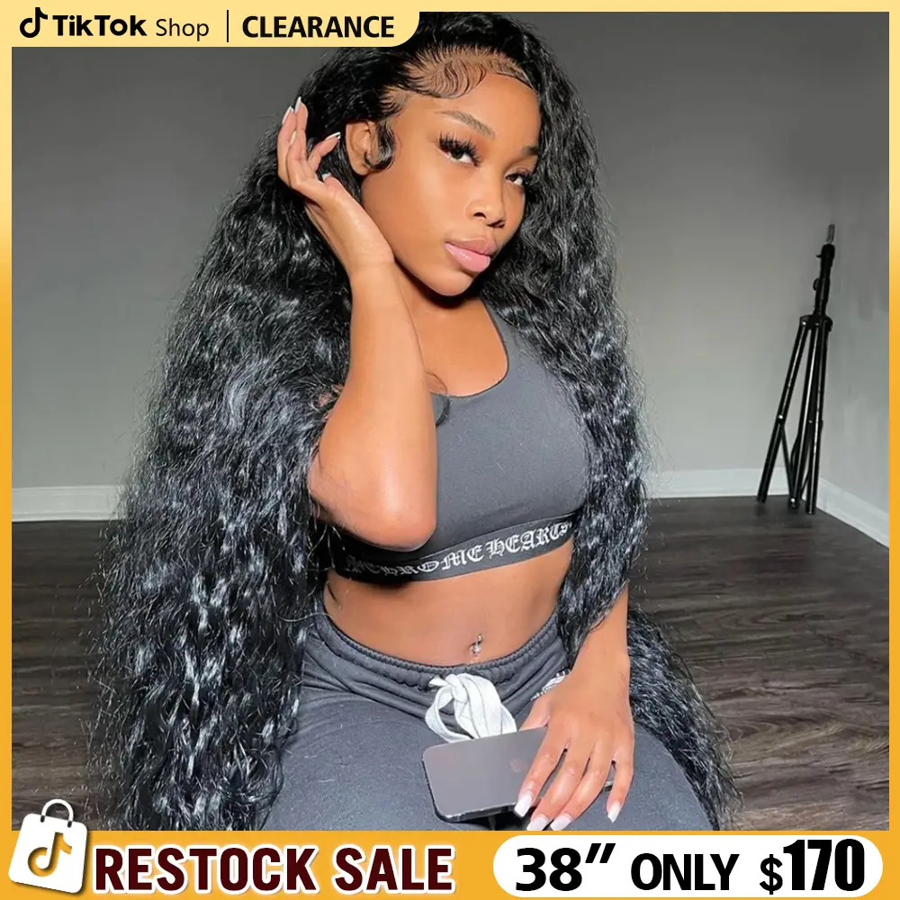 [NEW IN] Deep Wave Lace Frontal Wigs Human Hair 180% Density Curly Wigs For women 13x6 Hd Lace Frontal Wig 13x4 Water Wave Lace Front Wig