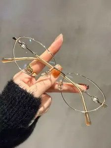 Women's Cat Eye Casual Elegant Fashion Eyeg Frame Accessories, Stylish Glasses, Transparent Lenses, Suitable for Daily Use, Reading, Street Photography, Travel, Fashion Eyewear