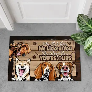 Custom Dog Doormat, Dog Welcome Mat, Customizable Dog Mat, Gifts For Dog Lover, Pet Memorial Gifts, Dog Mom, Housewarming Gifts, Dog Gifts
