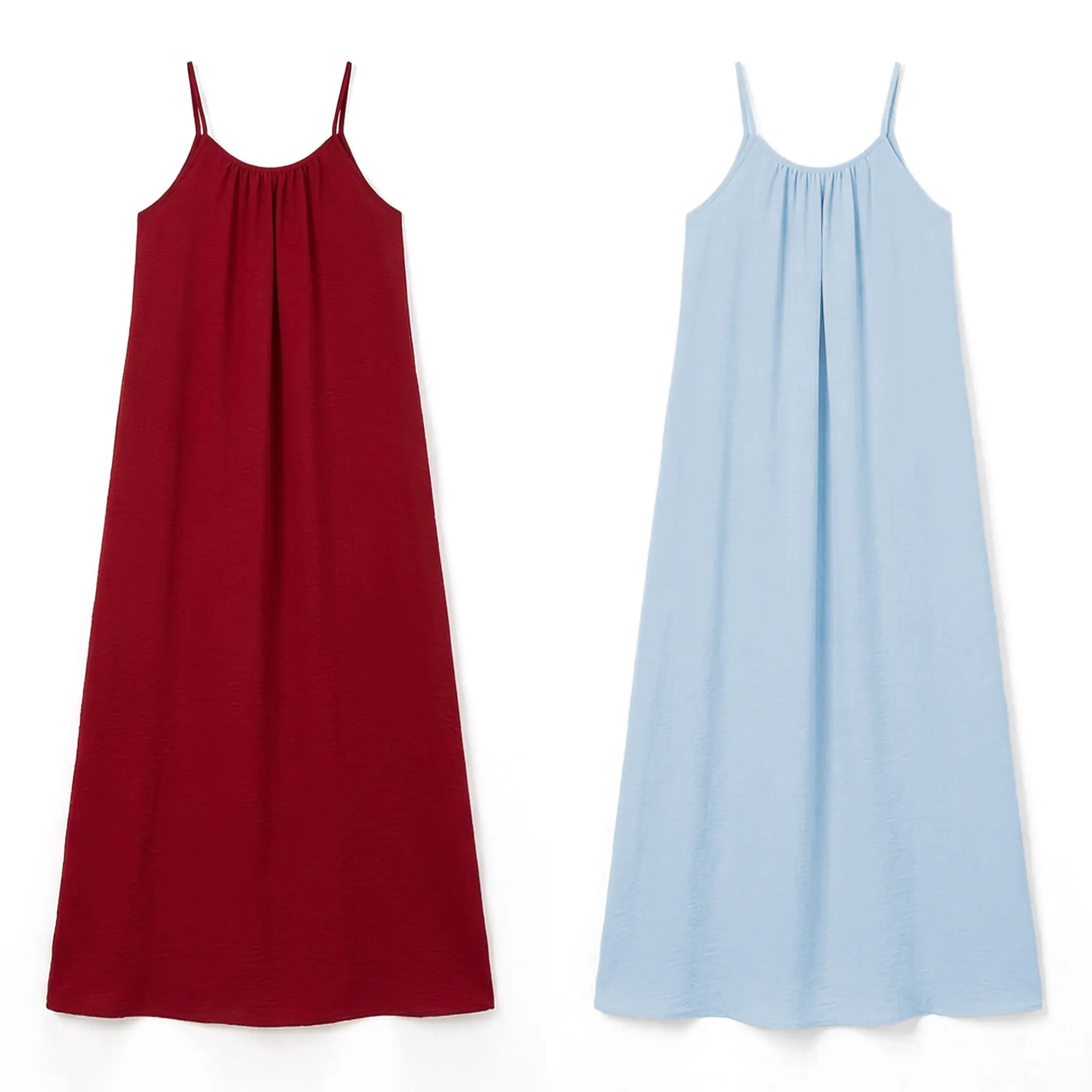 2 Pcs(Burgundy/Blue)