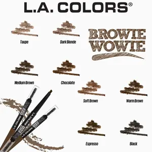 L.A. Colors Browie Wowie Brow Pencil with 8 Shades
