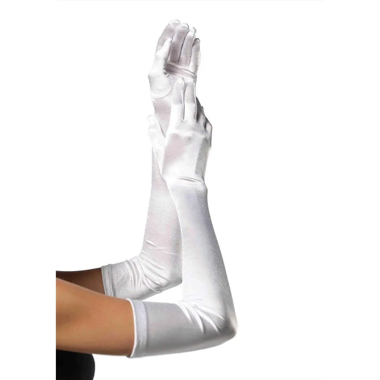 Extra Long Opera Length Satin Gloves for Bridgerton Fans, Comfortable Wear, Edgy Elegance, Formal Events, Sexy Tailored Look