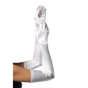 Extra Long Opera Length Satin Gloves for Bridgerton Fans, Comfortable Wear, Edgy Elegance, Formal Events, Sexy Tailored Look