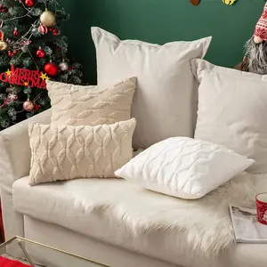 Pack of 2 Throw Pillow Wide Variety of Colors size 18"x18", 12"x20" with inserts