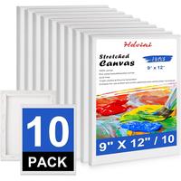 10PCS Stretched Canvas -9x12ln